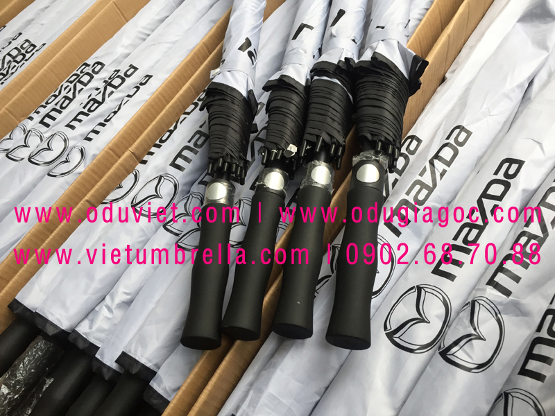 xưởng sản xuất ô dù cầm tay in logo quảng cáo